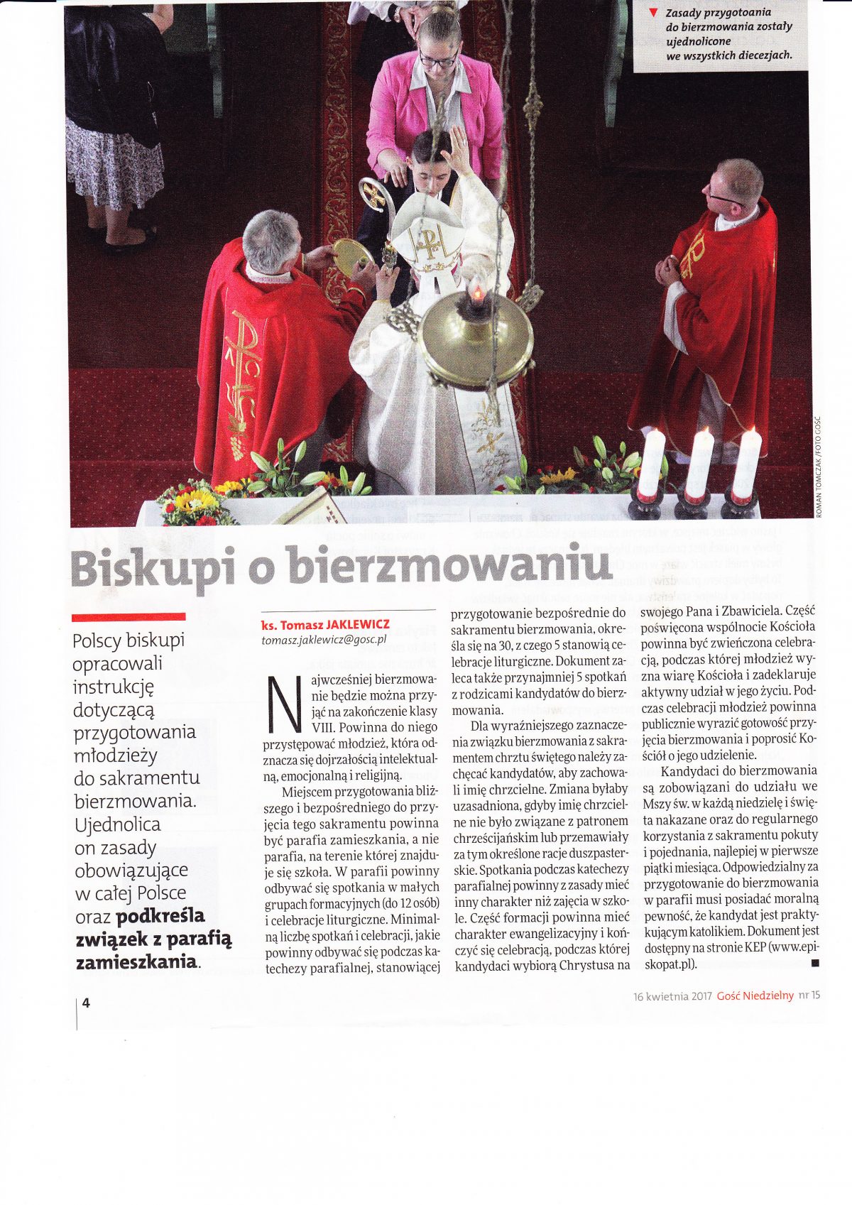 Bierzmowanie – Parafia św. Franciszka we Wrocławiu